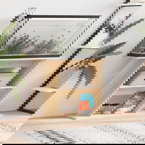 vidaXL Stojalo za akvarij sonoma hrast 80x35x60 cm inženirski les Cene