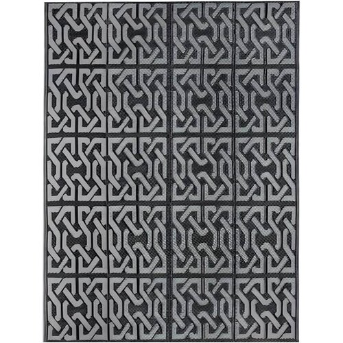 Timeless Tools Vremensko odporna zunanja preproga, 120x180 cm, dvostranska siva za balkon in teraso, (5000345164) Slike