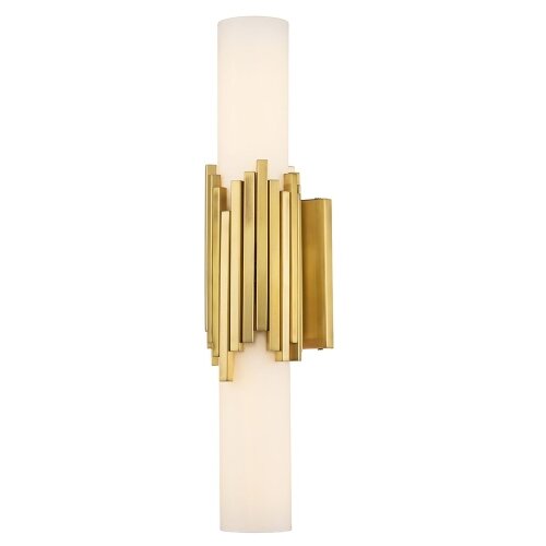 Elstead MARVELE-2WB-AB-OPAL - LED kupatilsko svetlo MARVELE 2xG9/4W/230V IP44 Slike