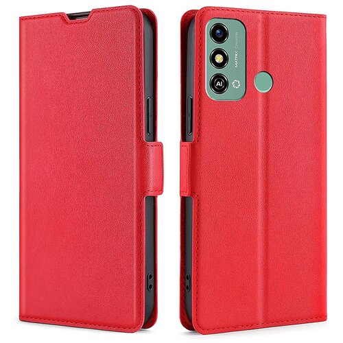 INORCO Etui za stojalo za telefon za ZTE Blade A53, PU usnje, odporno na udarce, oblikovalski pokrov reže za kartice, (22034134) Cene