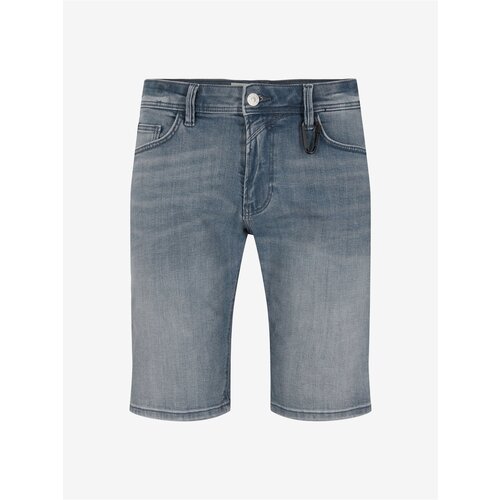 Tom Tailor Grey Blue Men&amp;#039;s Denim Shorts Denim - Men&amp;#039;s Slike