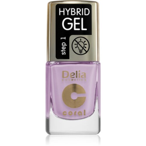 Delia Cosmetics Coral Nail Enamel Hybrid Gel gel lak za nokte nijansa 141 11 ml Slike