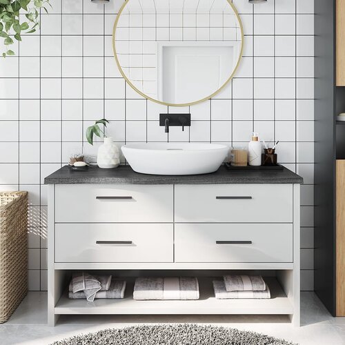  Kopalni&amp;scaron;ki pult temno siv 100x30x4 cm obdelan trden les Slike
