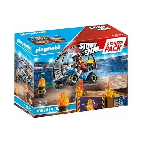Playmobil 70820 - Začetni set Stuntshow Quadi z ognjeno rampo