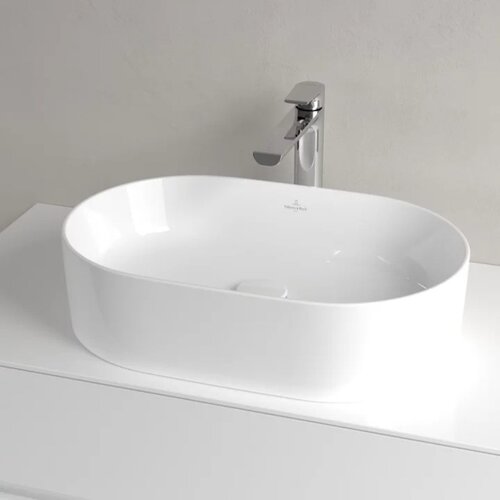 Villeroy Boch 4A1956R1 Collaro CeramicPlus 56 x 36 cm nadpultni umivalnik brez odprtine za armaturo Slike