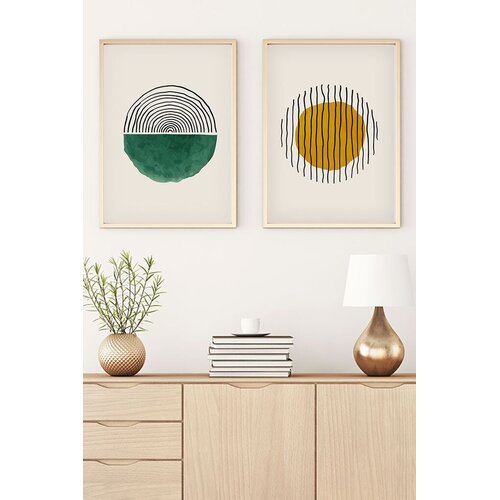 Wallity Uokvirena slika Huhu30, 50x70 cm, 2 dijela Cene