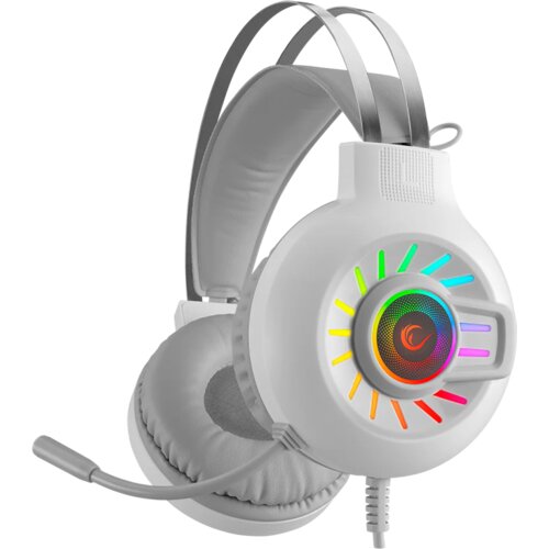 Rampage Slu&scaron;alice sa mikrofonom gaming RM-K44 ZENGIBAR White 7.1 Surround RGB Light Effect, 36094 Cijene