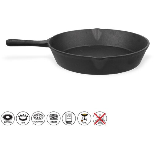 Orion Litoželezna ponev za žar &amp;oslash; 25 cm LITINA &amp;ndash; Slike