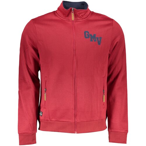 Gianmarco Venturi MEN&#39;S RED ZIP SWEATSHIRT Cene