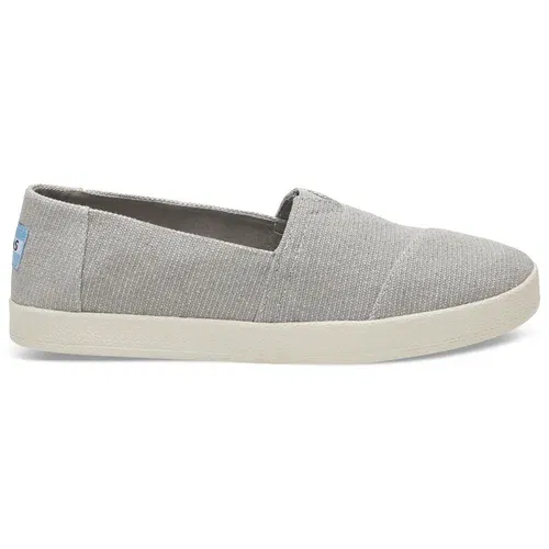 Toms Drizzle Grey Heavy Canvas