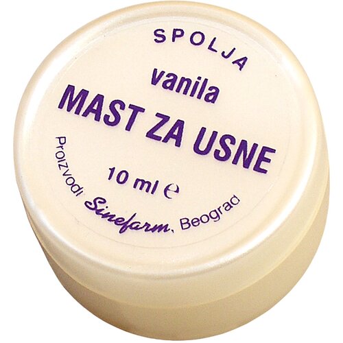 Sinefarm Mast za usne u kutijici Vanila 10 ml Cene