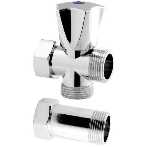  Priključni ventil za pralni stroj s 3/4 ”podaljškom, krom Cene