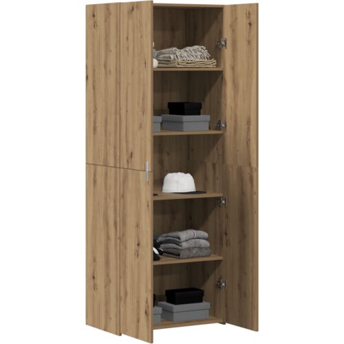  Visoka komoda od hrastovine 70x42 5x185 cm konstruirano drvo Slike