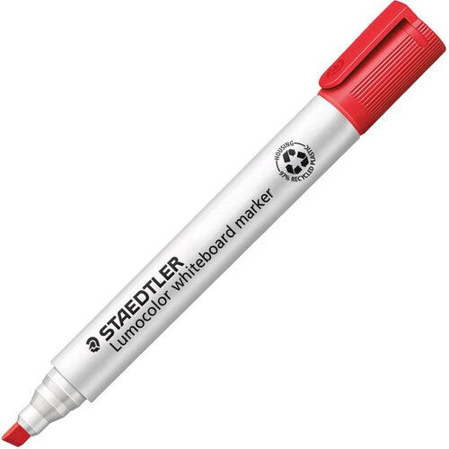 Marker ZA BIJELU PLOČU 2-5MM RECIKLIRANI LUMOCOLOR STAEDTLER 351 B-2 CRVENI Cijene