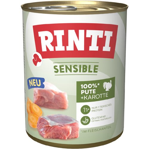 Rinti Sensible 6 x 800 g - Puretina i mrkva Slike
