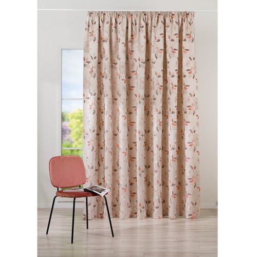 Mendola Fabrics Bež zavesa 300x245 cm Fedora – Cene