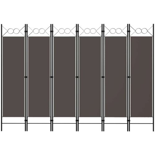 vidaXL Paravan 6-delni antraciten 240x180 cm Cene