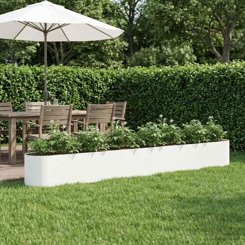  Povi&scaron;eni vrtni krevet Bijela 360 x 40 x 40 cm Cijene