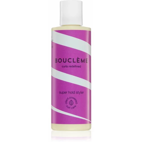Bouclème Curl Super Hold Styler gel za učvrstitev las za valovite in kodraste lase 100 ml