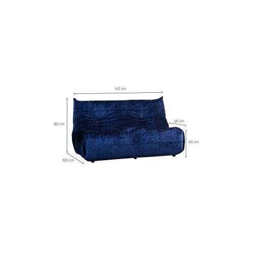 Atelier Del Sofa 2-Seat sofa bocek blue Slike