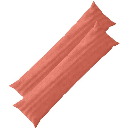  Presvlaka za jastuk 2 pcs HEERLEN Crvena narančasta 40 x 145 cm Cene