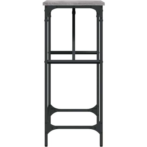 VidaXL Konzolni stol siva boja hrasta 75x32x75 cm konstruirano drvo Slike