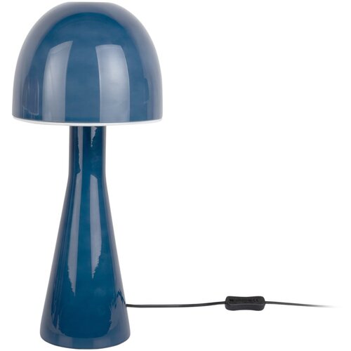 Leitmotiv Temno modra namizna svetilka s steklenim senčilom (vi&amp;scaron;ina 45 cm) Bombin &amp;ndash; Slike