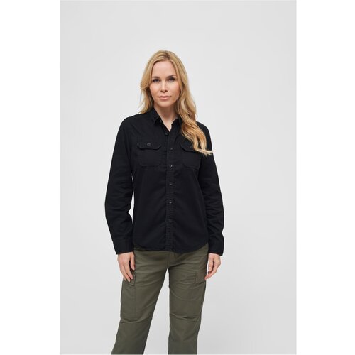 Brandit Women&amp;#039;s vintage long sleeve shirt black Slike