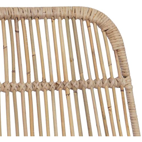 Barska stolica 2 pcs Prirodna 44 x 55 x 109 cm Ratan i Čelik Cene