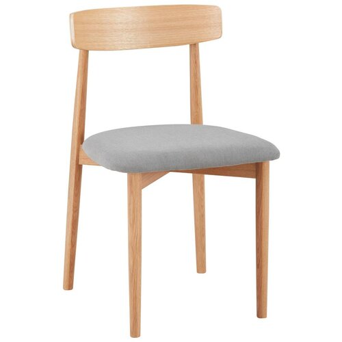 Bessagi Home stol noah, siva, masiven hrast Slike