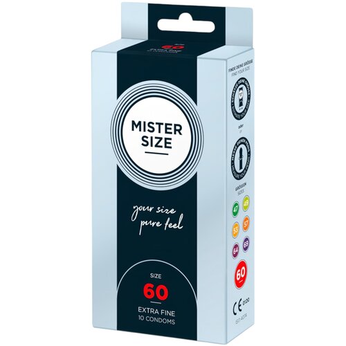 Mister Size Tanek kondom - 60 mm (10 kosov) Cene