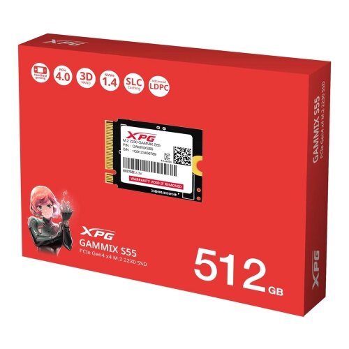A DATA SSD 512GB Gammix S55 M.2 NVMe + adapter Cijene