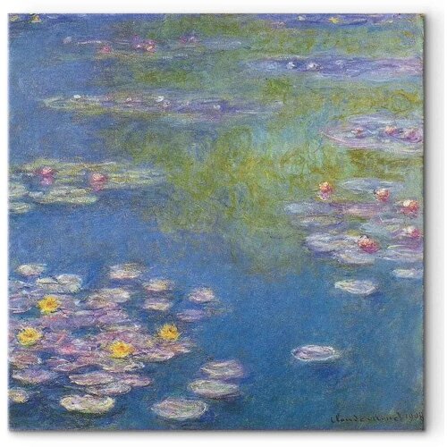  Slika - Claude Monet &amp;ndash; Water lilies in Giverny 40x40 Na talijanskom platnu Slike