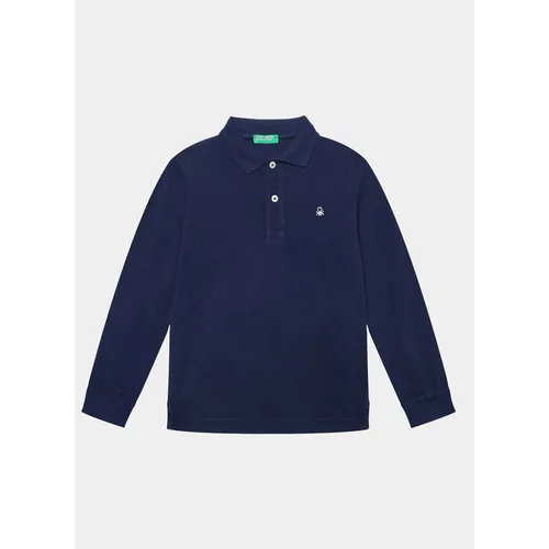 United Colors Of Benetton Polo majica 3089C300Z Mornarsko modra Regular Fit