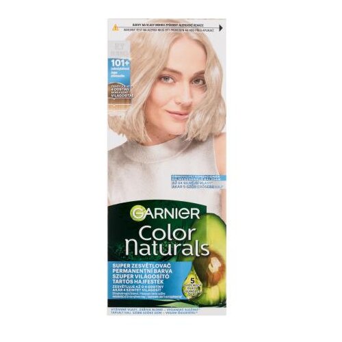 Garnier Color Naturals posvetljevalna barva za lase z negovalnimi olji 40 ml odtenek 101 Platinum Ice za ženske Slike
