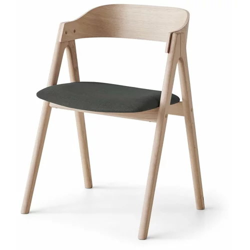 Hammel Furniture Blagovaonska stolica od crnog/natur hrasta Mette -