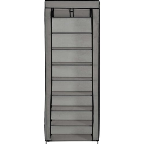 Maison Chic Omarica za obutev - Kopa za čevlje s pokrivalom siva 57x29x162 cm blago, (21777836) Cene
