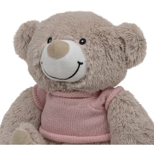 Interbaby Pli&amp;scaron;ani Medvjedić Roza 35cm u poklon pakiranju Slike