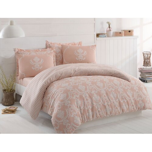 Asir Set bračna posteljina Pure, 200x220cm, roze Cijene