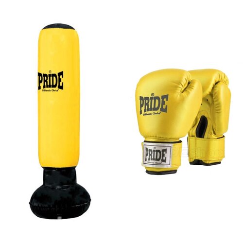 PrideShop otroški boksarski set s samostoječo vrečo in rokavicami pride - youngfighter - rumene rokavice Cene