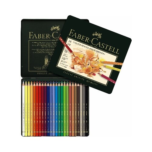 Faber-Castell Drvene bojice Polychromos set - 24 kom - metalna kutija Cene