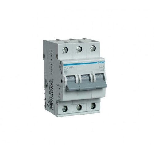 HAGER automatski osigurač 40A, 3P, C, 6KA MC340A Slike