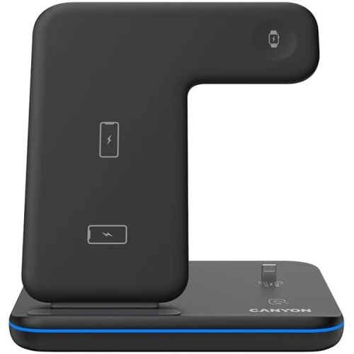 Canyon wireless charger WS-302 15W 3in1 Black Cene