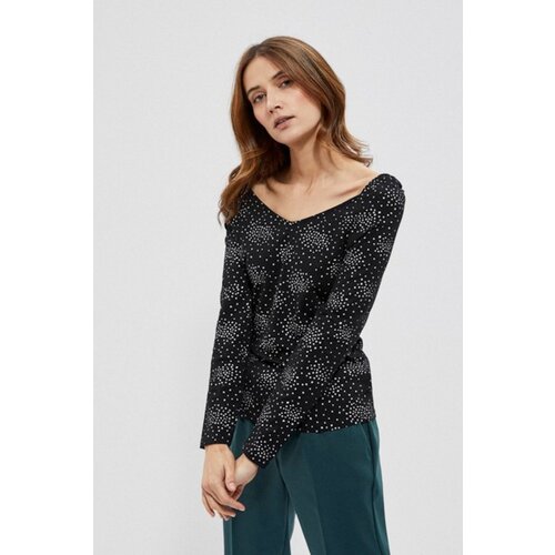 Moodo Cotton blouse with a print Slike