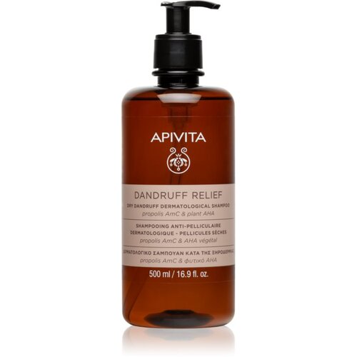 Apivita Dandruff Relief Dry Dandruff Dermatological Shampoo &scaron;ampon protiv peruti za suho vlasi&scaron;te i svrbež 500 ml Cijene