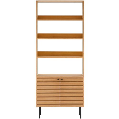 House Nordic Biblioteka u dekoru hrasta u prirodnoj boji 80x200 cm Kyoto – Cijene