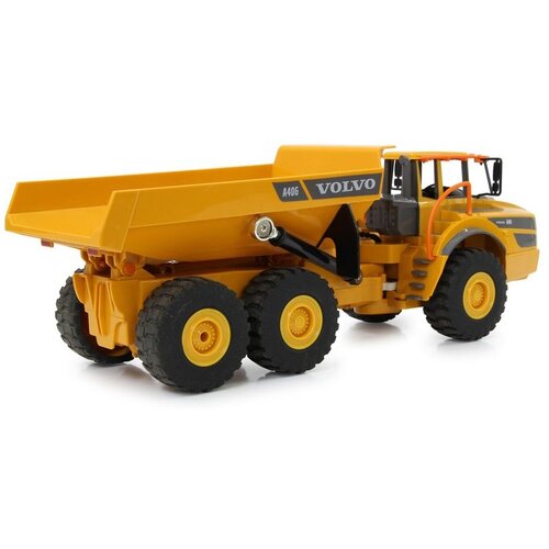JAMARA kamion na daljinsko upravljanje, kiper Volvo A40G, žuti 1:20 Slike