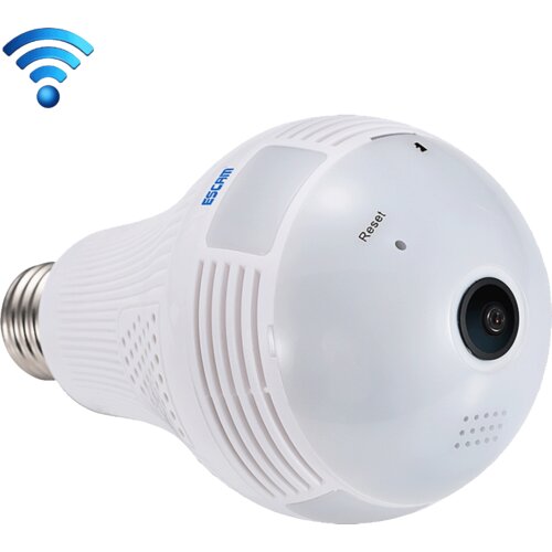 Escam Kamera za video nadzor, detektor pokreta, 1.3Mpixel,E27,WiFi - QP136, Bijela Cijene