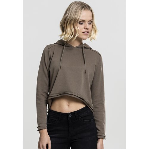 Urban Classics Women's Military Color Cropped Terry Hoody Cijene