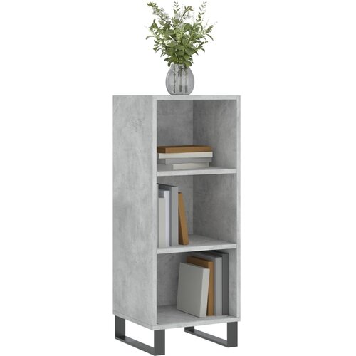  Komoda siva boja betona 34,5x32,5x90 cm od konstruiranog drva Slike